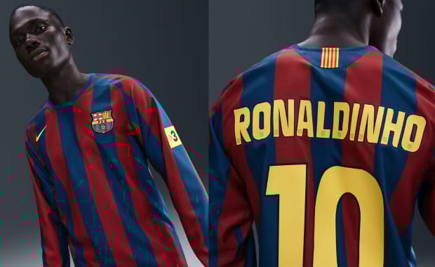 Nike Just Dropped Ronaldinho’s 2005/06 FC Barcelona Throwback Jersey