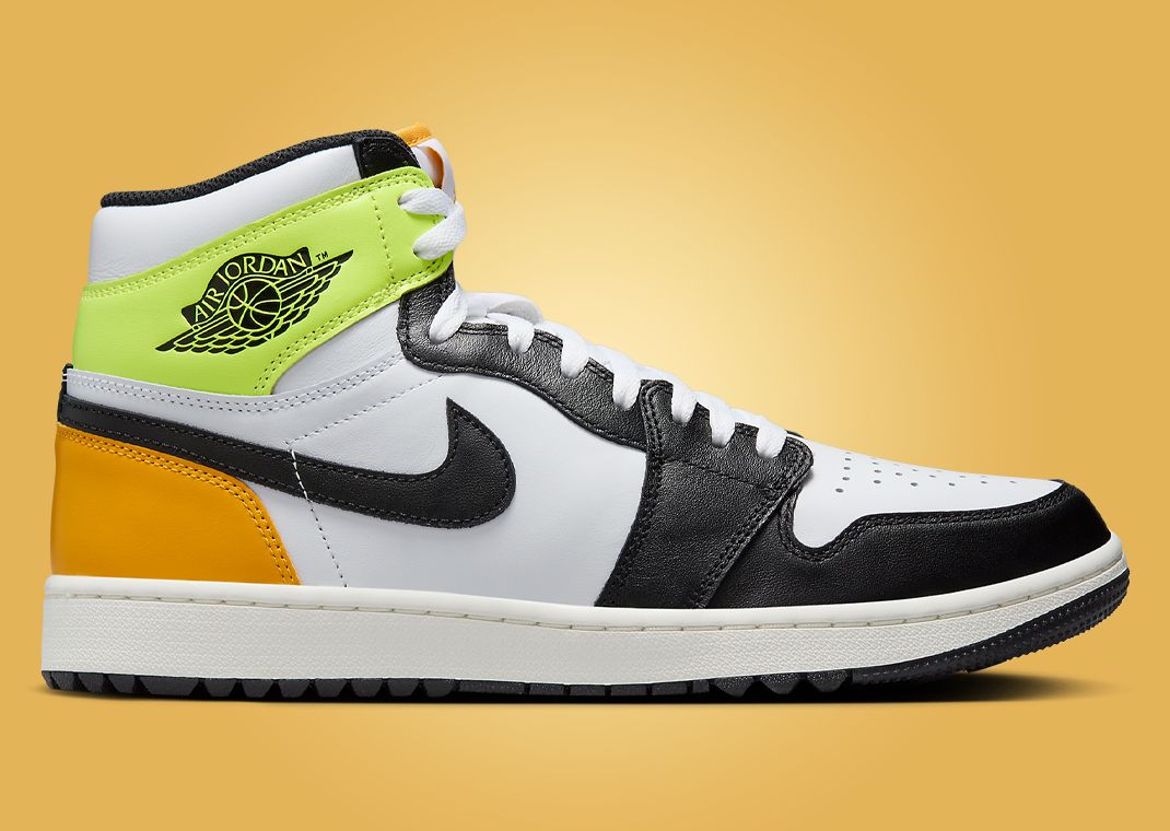 Air Jordan 1 High Golf Volt Gold Lateral