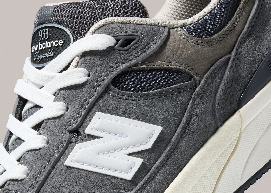 New Balance Numeric Andrew Reynolds 933 Grey Days Detail