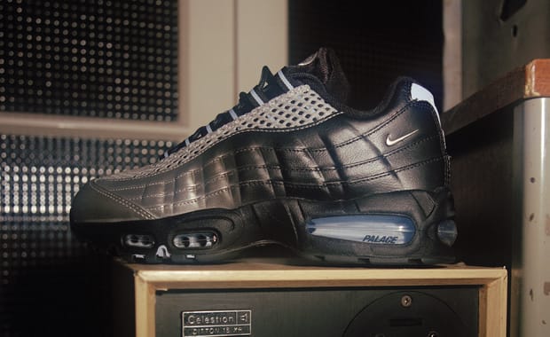 Palace Skateboards and Nike Debut a Silver and Black Gradient Air Max 95 Collab