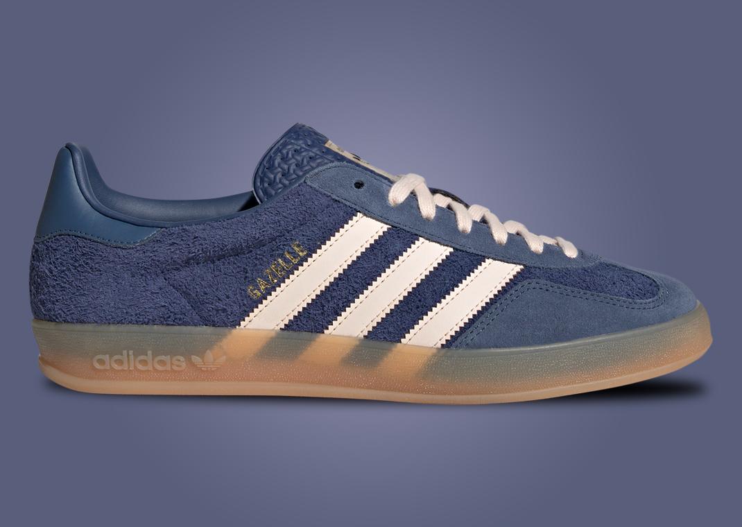 adidas Gazelle Dark Blue Bliss Orange Lateral