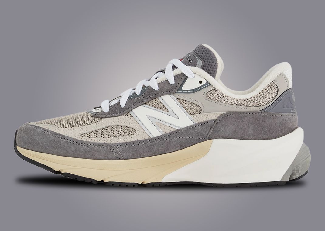 New Balance 990v6 Made in USA Castlerock Moonrock Medial