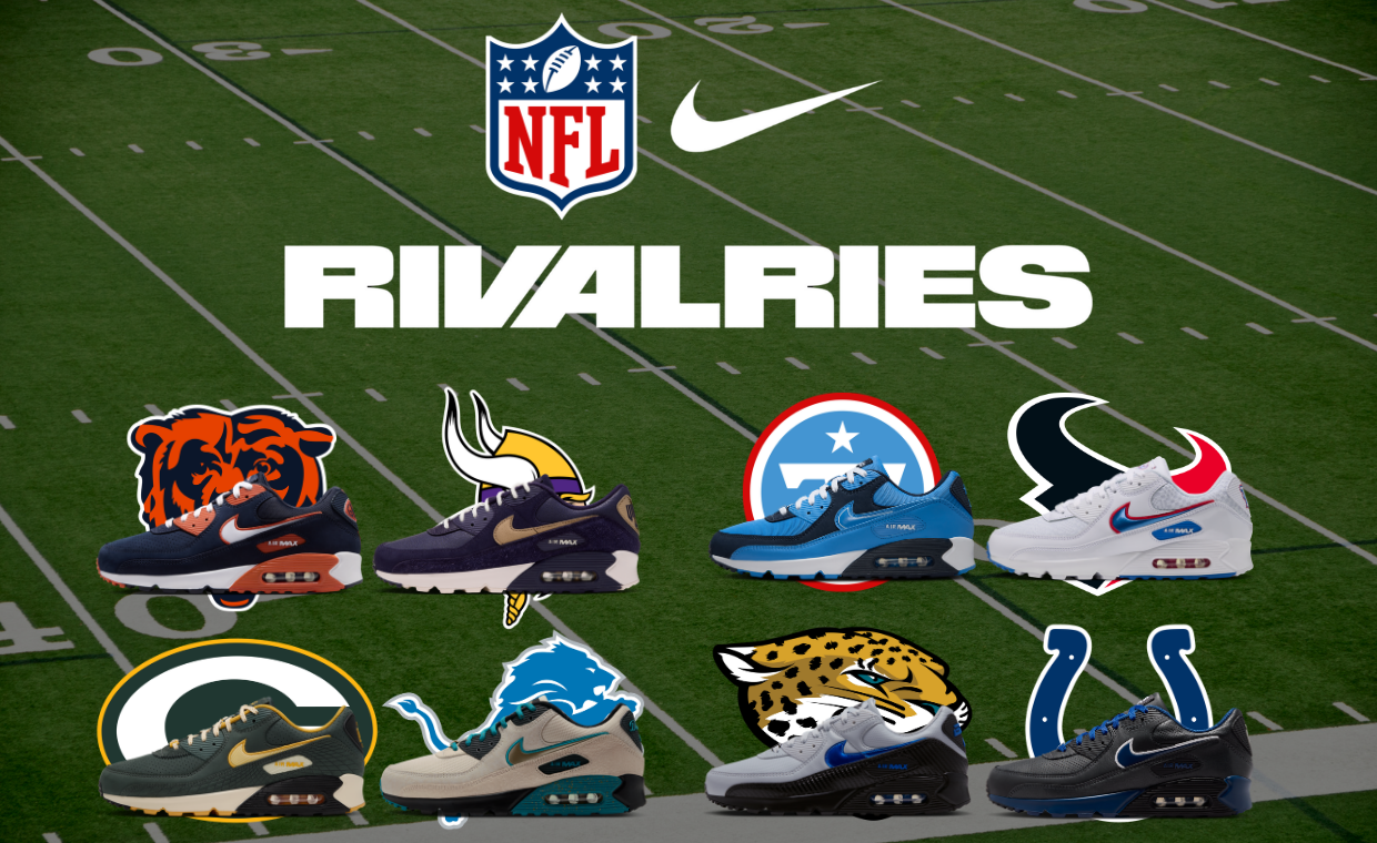 Nike Air Max 90 NFL Rivalries Pack Fall 2026