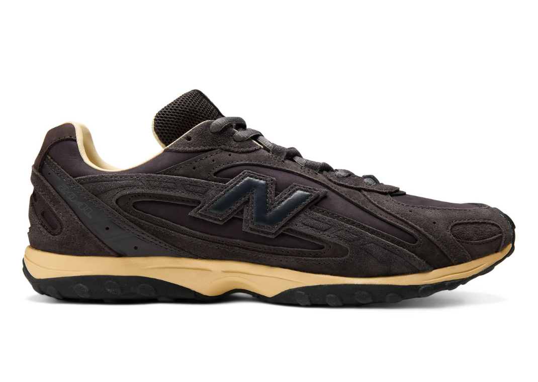 AURALEE x New Balance 204L Brown - Lateral