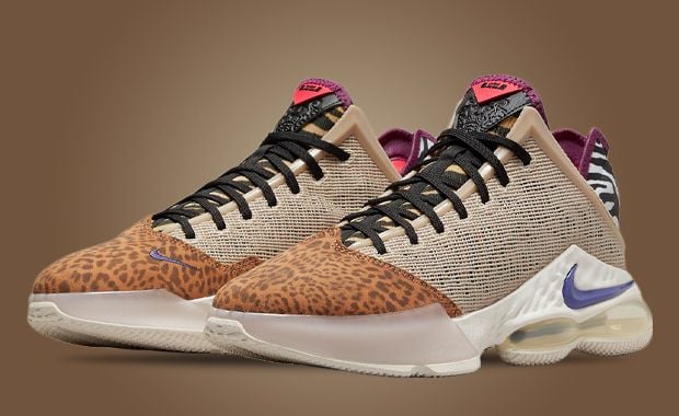 This Nike LeBron 19 Low Takes Us On A Safari