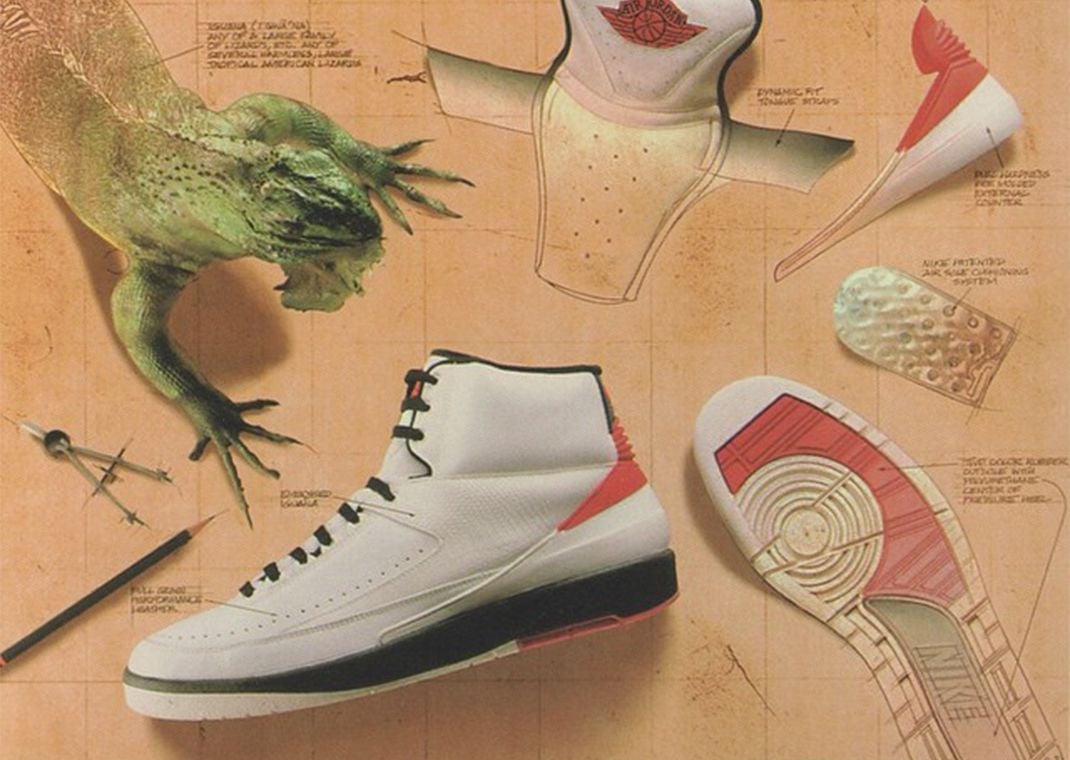 Air Jordan 2 Original Sketch