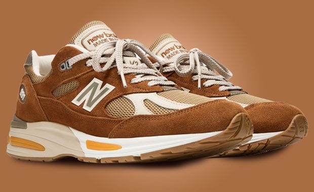 New Balance 991v2 Made in UK Caramel Cafe Dropping Fall/Winter 2025