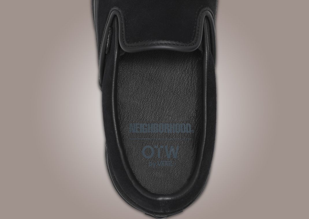 NEIGHBORHOOD x Vans OTW Classic Slip-On 98 Black Insole