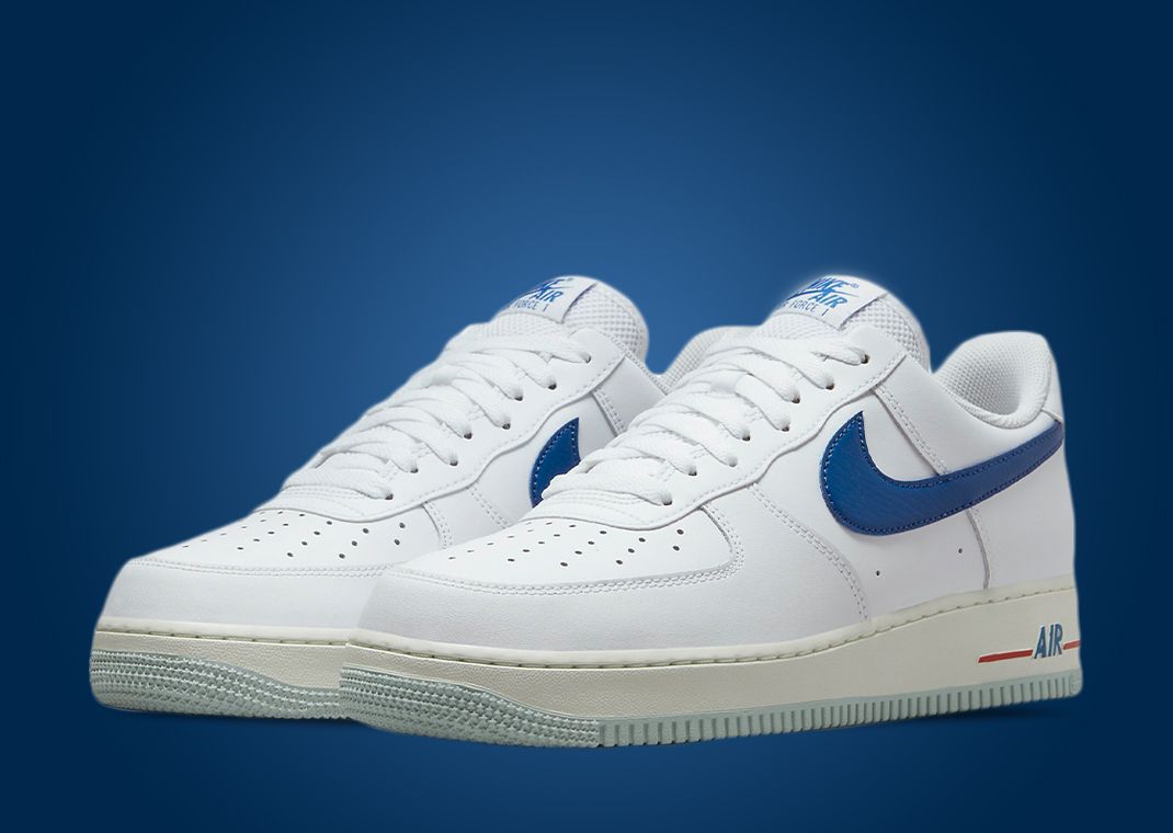 Nike Air Force 1 Low White Blue Red