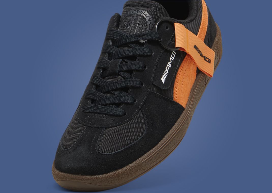 Mercedes AMG x Puma Palermo Black Orange Toe