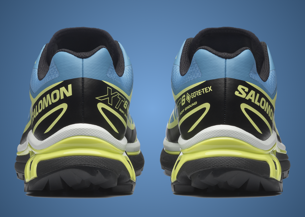 Salomon XT-6 Gore-Tex Niagara/Sunny Lime - Back