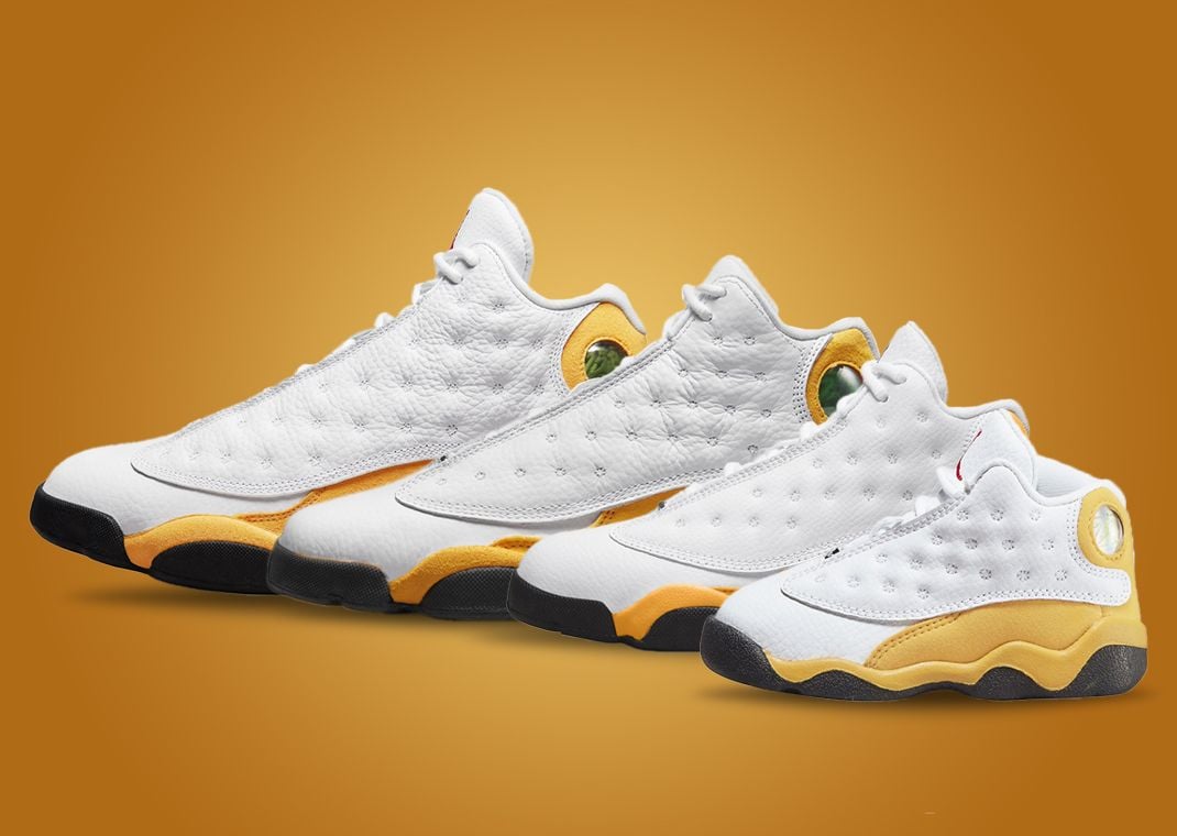 Air Jordan 13 Retro "Del Sol" full-family size run