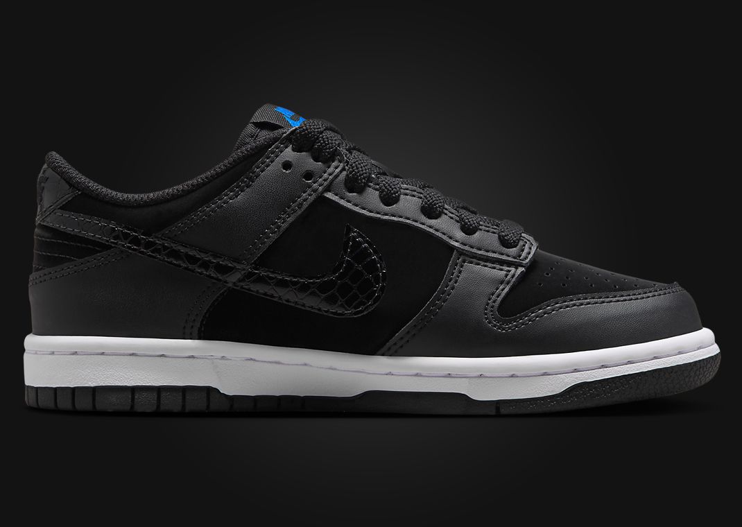 Nike Dunk Low SE Back To School Black (GS) Medial Left