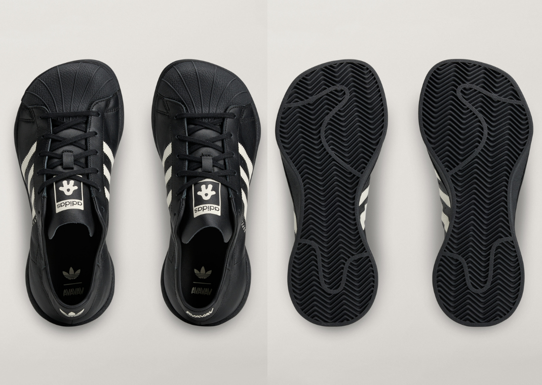 AVAVAV x adidas Deconstructed Superstar Black - Pair