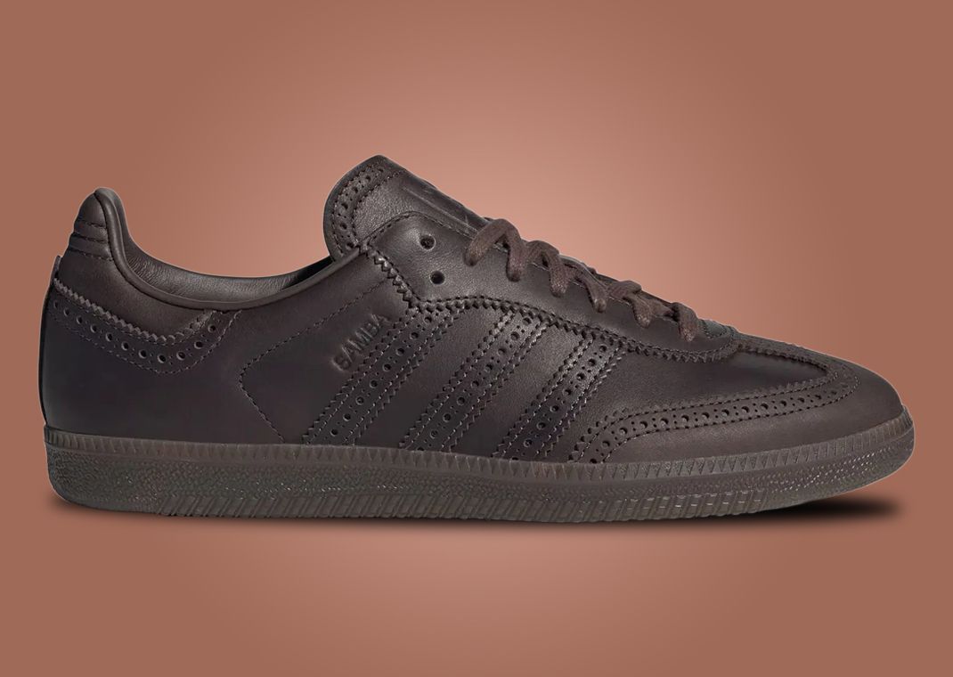 adidas Samba OG Brogue Brown Lateral