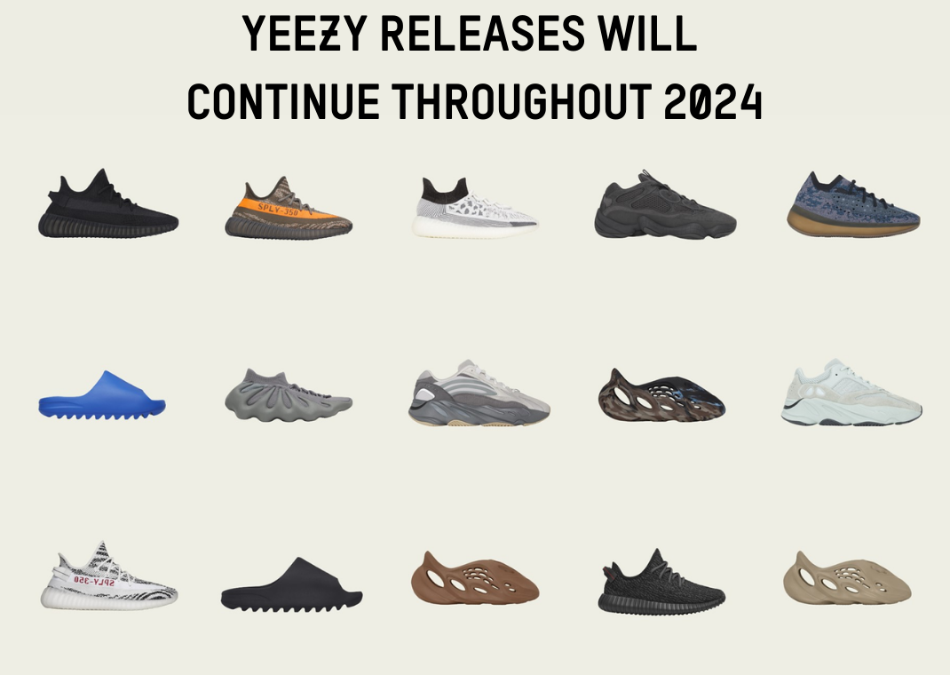 Yeezy Sneaker Releases Will Continue in 2024