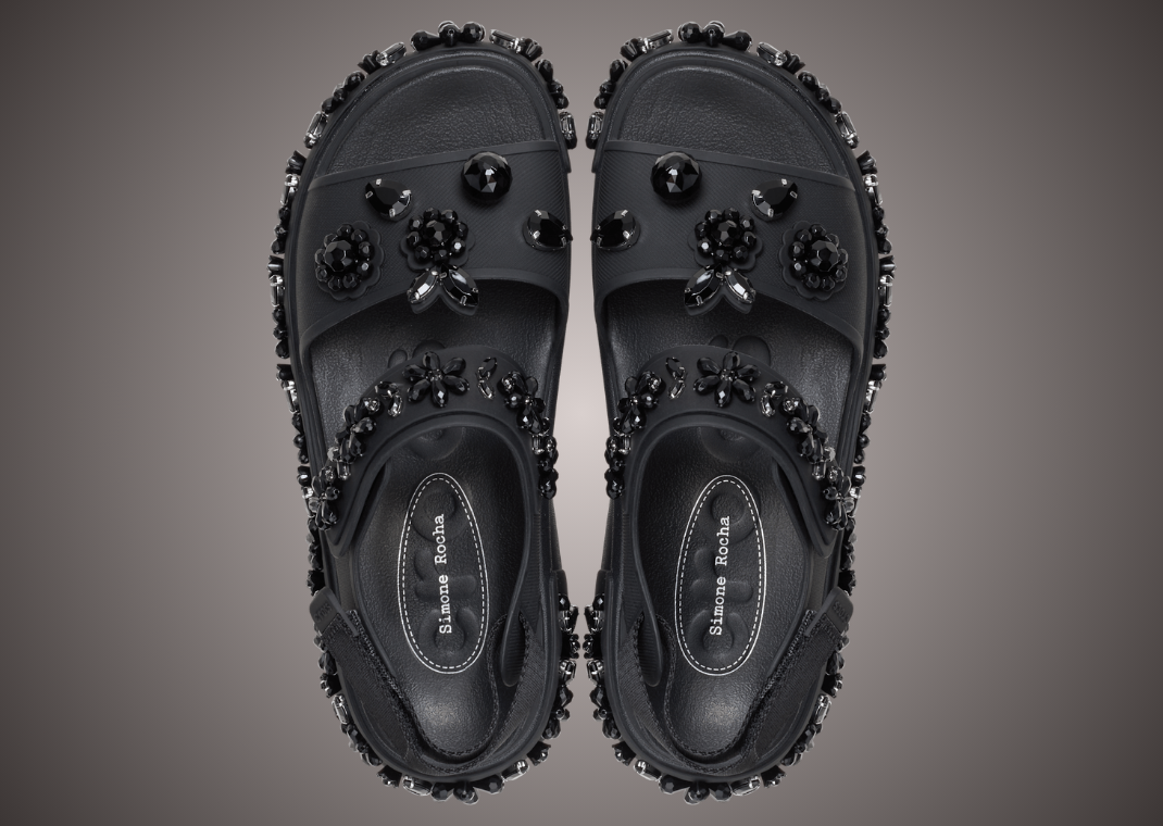 Simon Rocha x Crocs Soho Sandal Black - Top