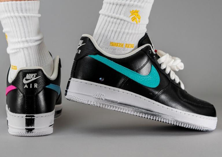 PEACEMINUSONE x Nike Air Force 1 Low Para-Noise 3.0 Lateral & Heel