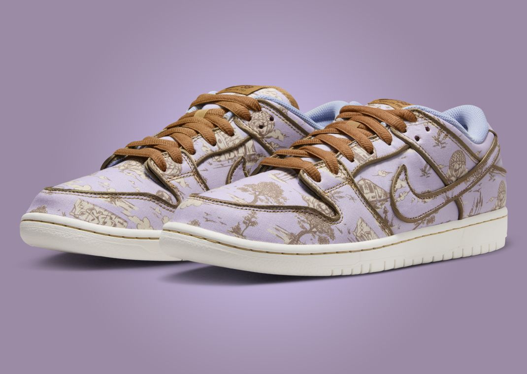 Nike SB Dunk Low Premium Pastoral Print Angle