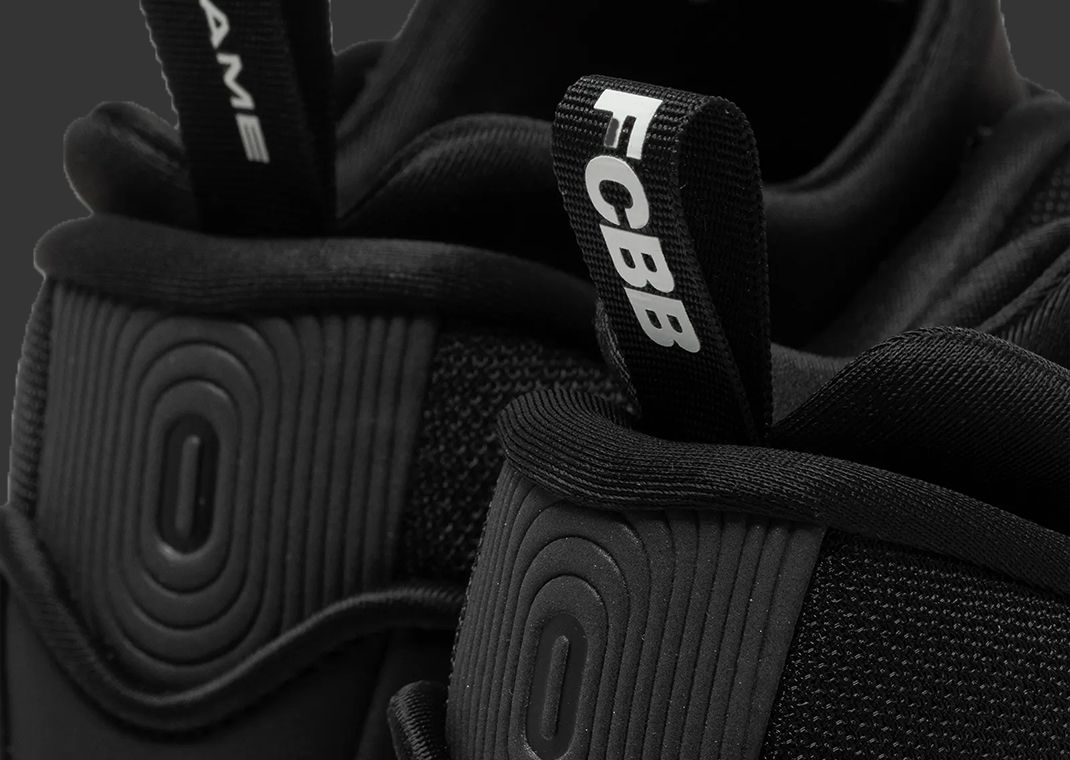 BSTN x Bayern Munich Basketball x adidas Dame 9 Heel Detail