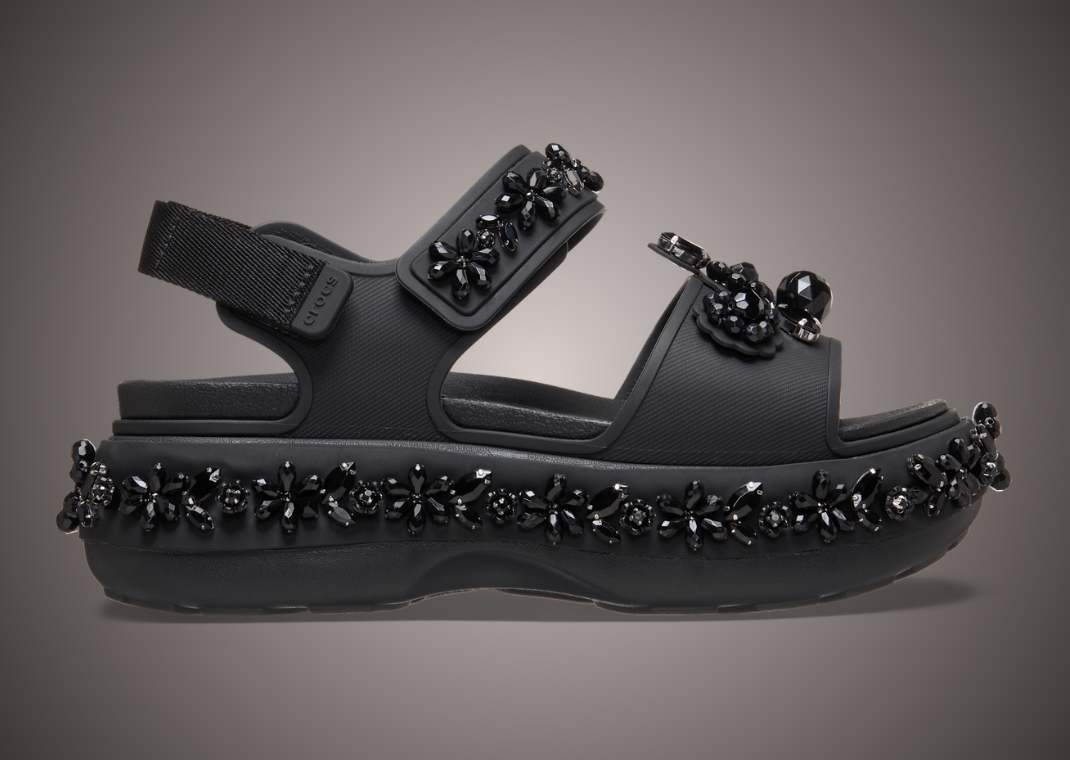 Simon Rocha x Crocs Soho Sandal Black - Lateral