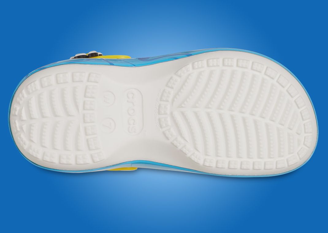 The Smurfs x Crocs Platform Clog Smurfette outsole
