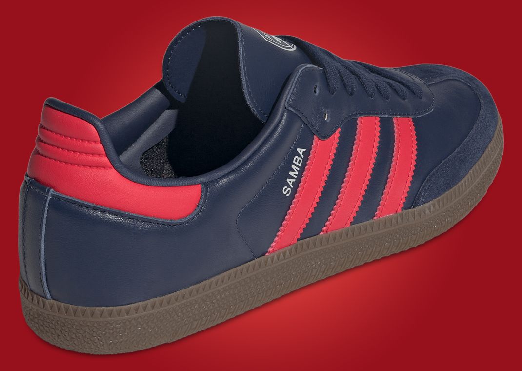 adidas Samba Arsenal Heel Angle