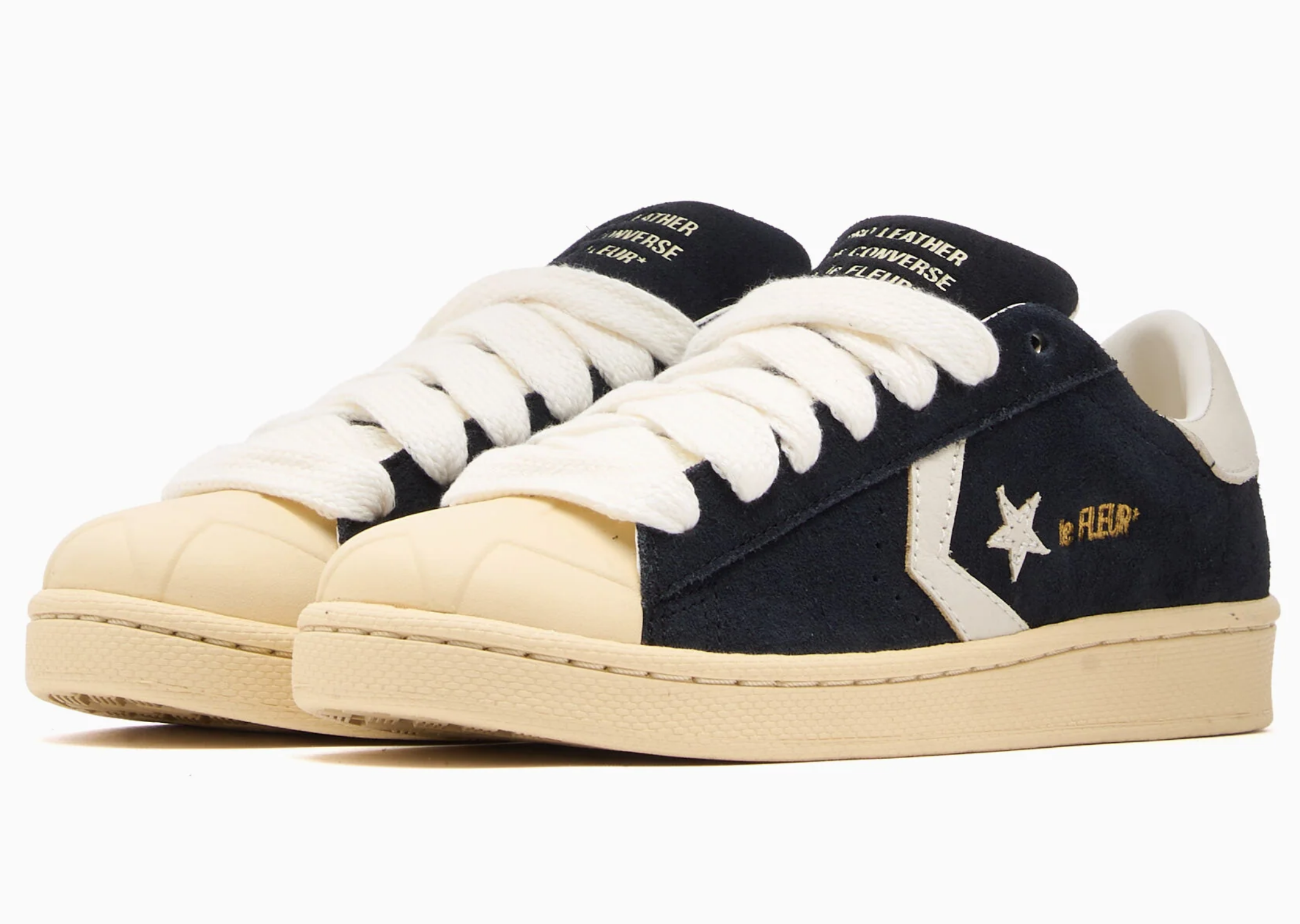 Tyler, the Creator x Converse Pro Leather Black - Angle