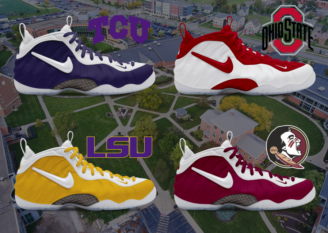 Nike Air Foamposite Pro NCAA Pack