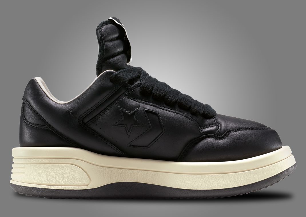 Rick Owens x Converse DRKSHDW TURBOWPN Ox Black Medial