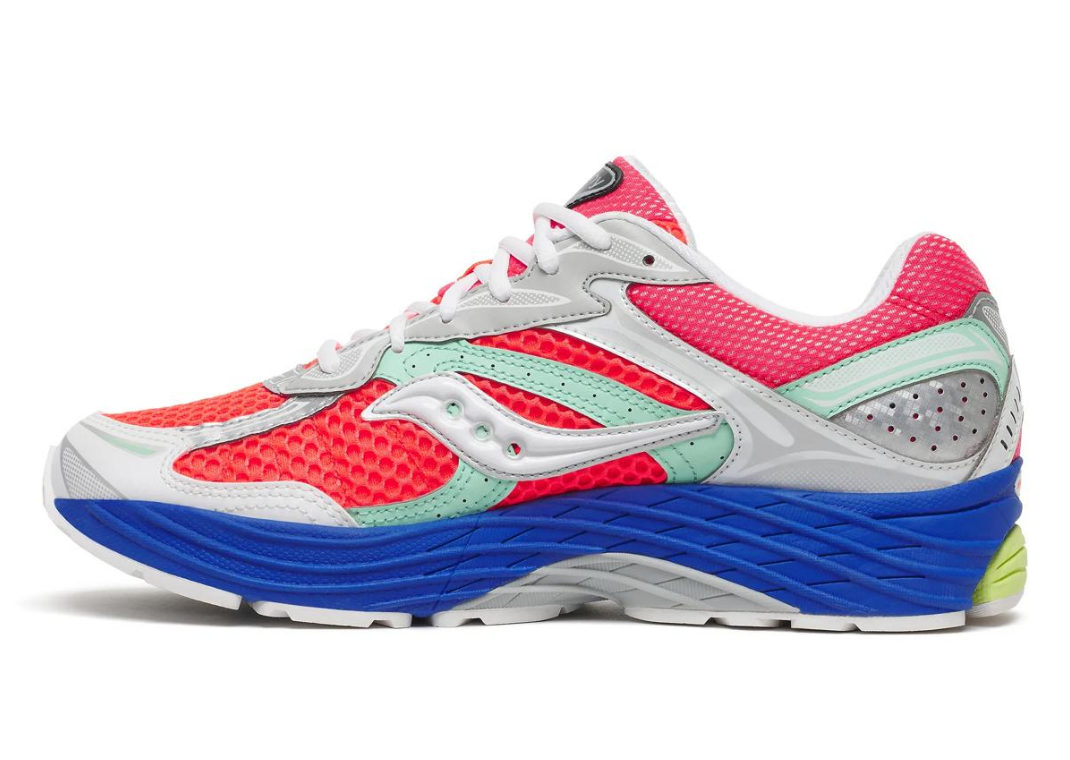 Saucony ProGrid Omni 9 Vizi Red Multi - Medial