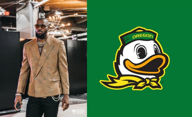 LeBron James and the Oregon Duck