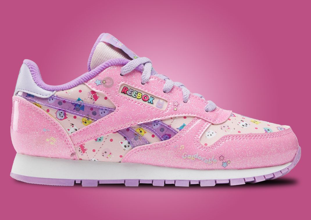 Gabby’s Dollhouse x Reebok Classic Leather Step N' Flash 2.0 (PS) Lateral