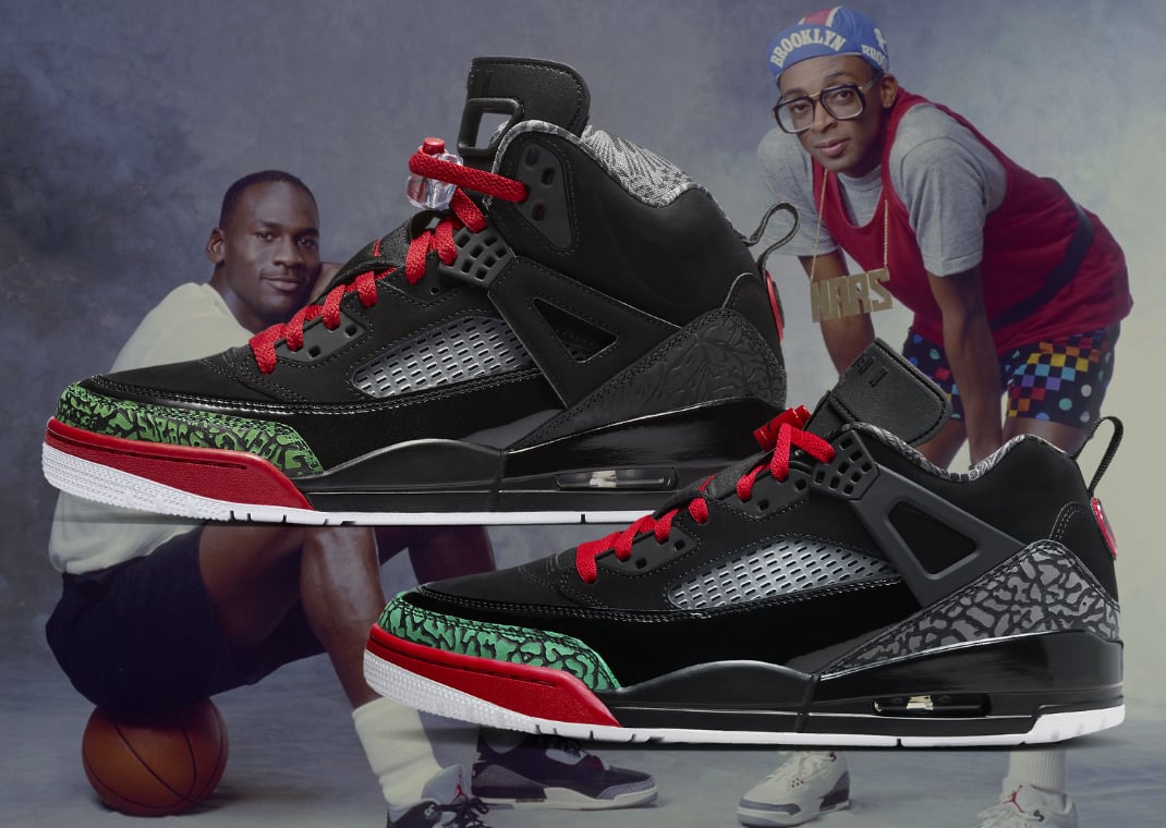 2017 retro of the Jordan Spizike OG Black vs. Jordan Spizike Low