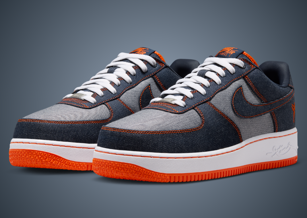 Nike Kobe Air Force 1 Low Protro Denim - Angle