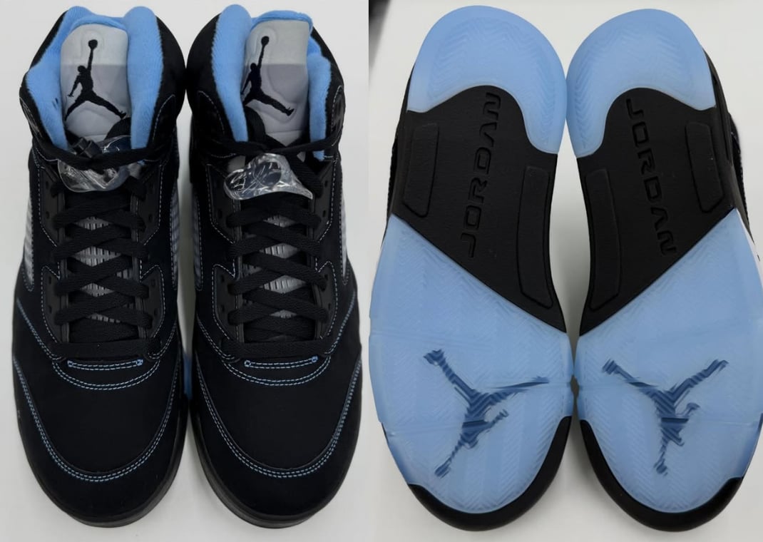 Air Jordan 5 Retro Black University Blue