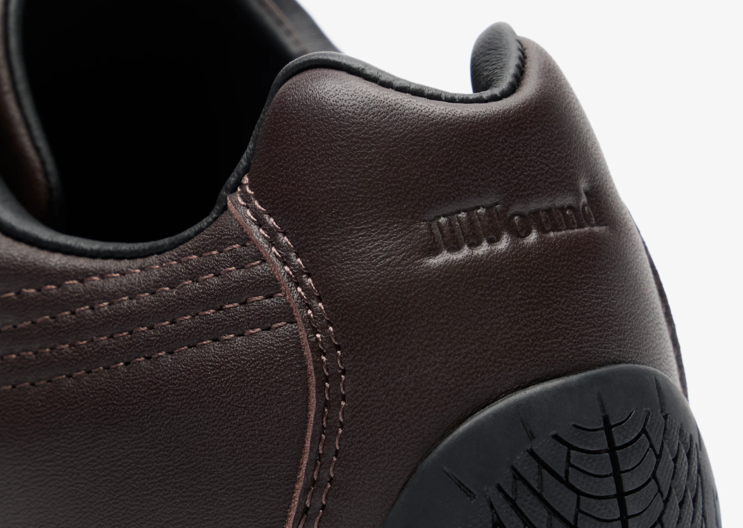 JJJJound x Puma Speedcat Leather Brown Heel Detail
