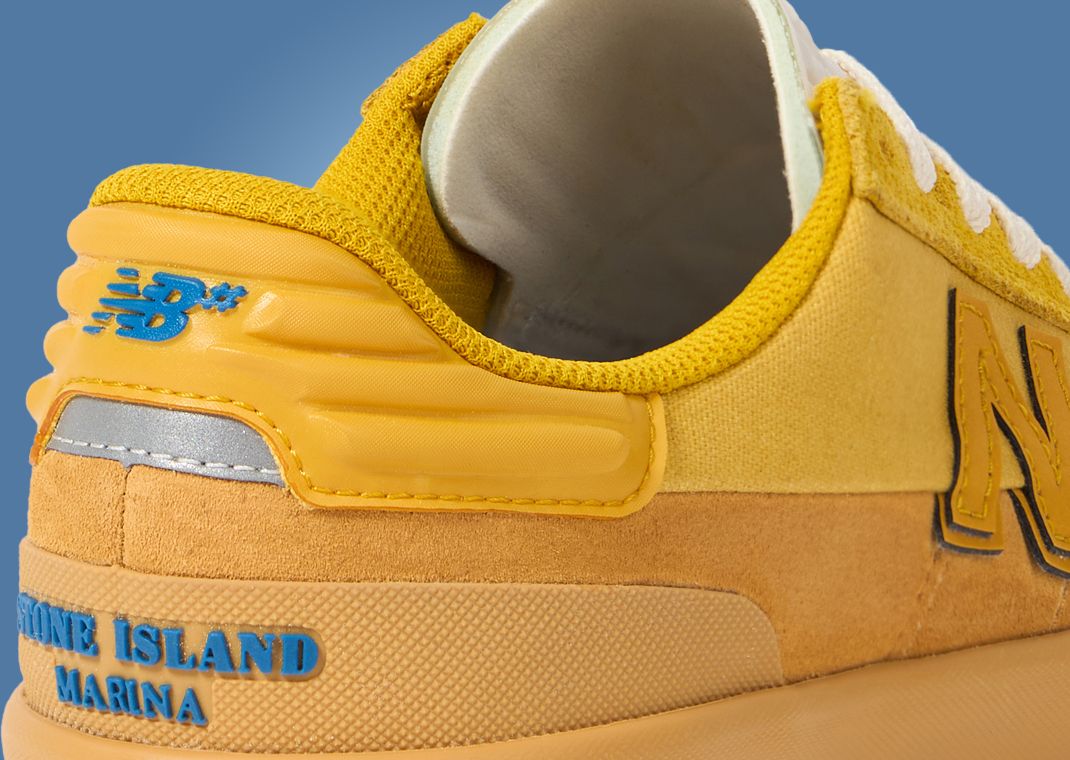 Stone Island x New Balance Numeric 272 Yellow Detail