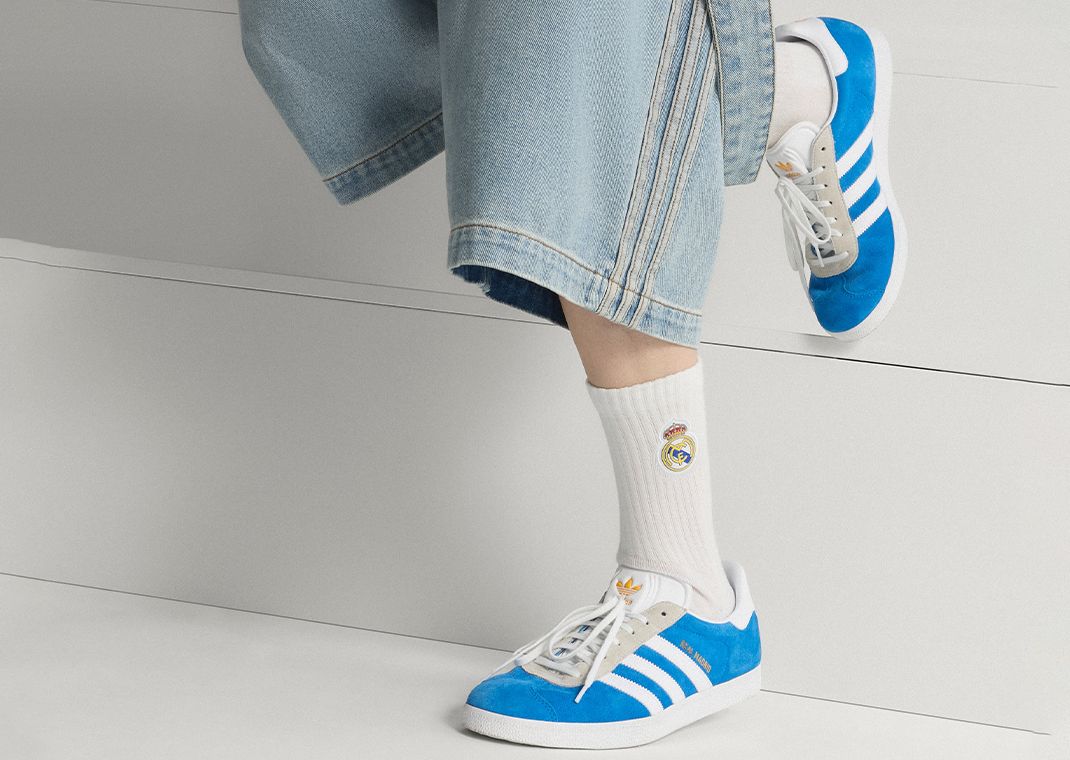 Real Madrid x adidas Gazelle Third Kit Angle