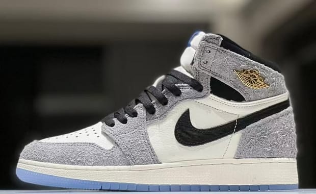 This Icy Sole Grey Suede Jordan 1 High is Dropping for All-Star Weekend