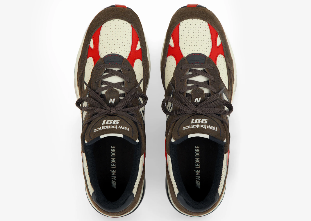 Aime Leon Dore x New Balance 991 Made in UK Chocolate Top