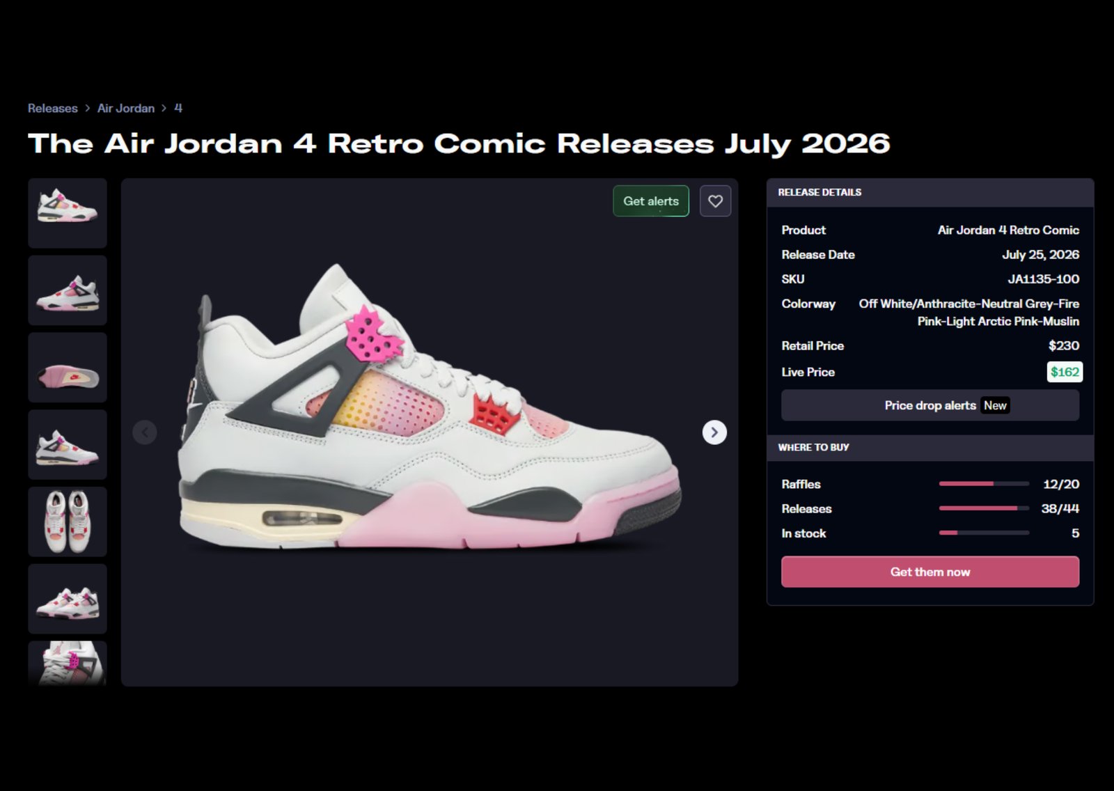 Air Jordan 4 Retro Comic