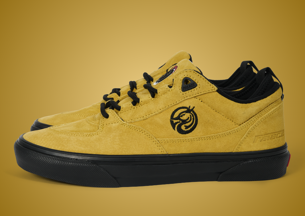 Palace x Vans Low 2 Yellow Lateral