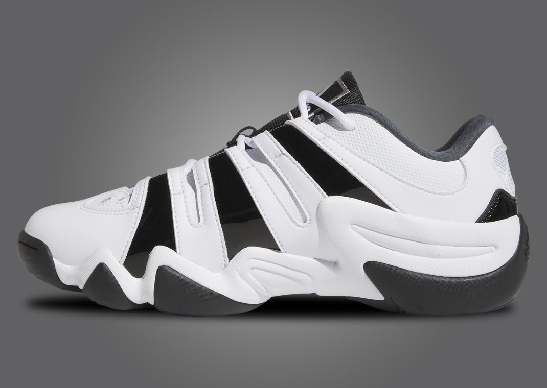 adidas Crazy 8 Low White Black Medial