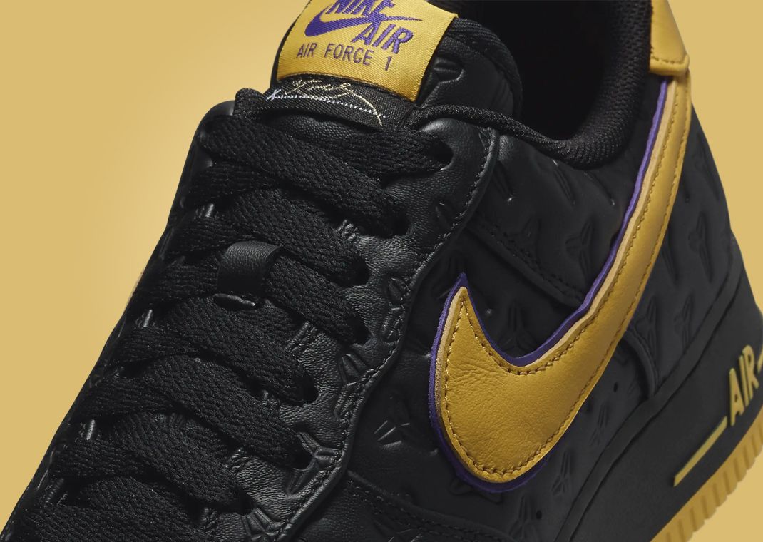 The Kobe Bryant x Nike Air Force 1 Low Black Releases The Kobe Bryant x Nike Air Force 1 Low Black Releases