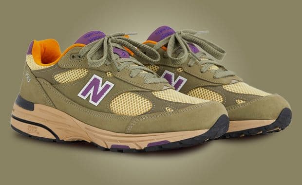 New Balance 993 Made in USA Olive Leaf