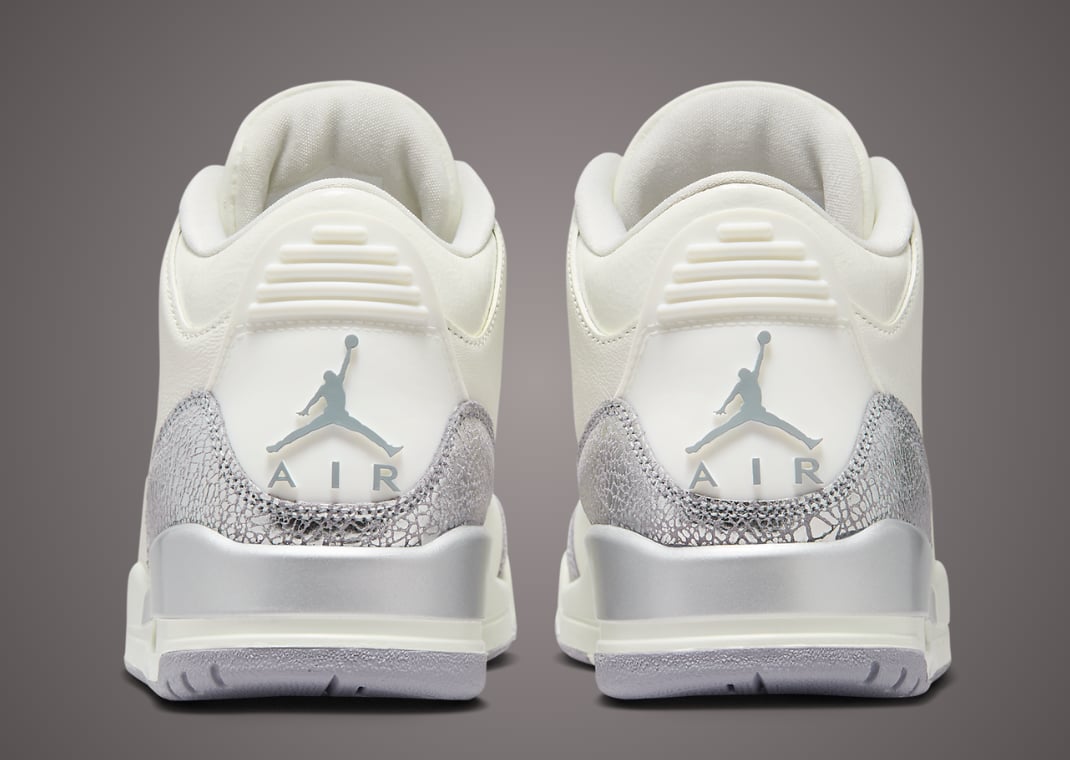Air Jordan 3 Retro Sail Metallic Silver (W)
