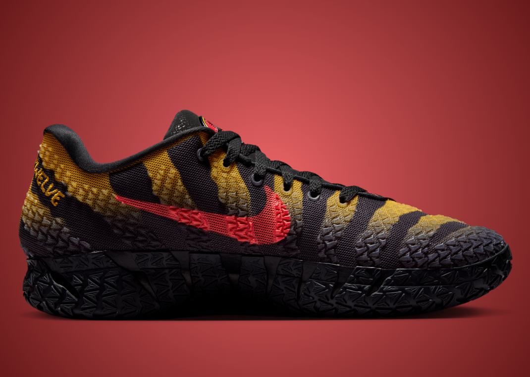 Jurassic Park x Nike Ja 3 Anthracite - Medial