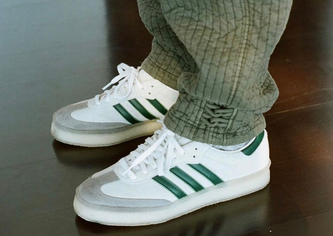 【Adidas x Kith】 Samba OG Classics Program off white green adidas Samba OG Kith Classics White Green Men's - FX5398 - US