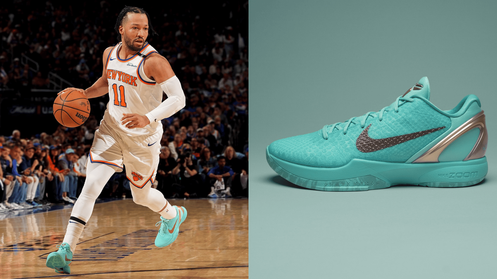 Jalen Brunson's Statue of Liberty-Inspired Nike Kobe 6 PEs Release Holiday 2025